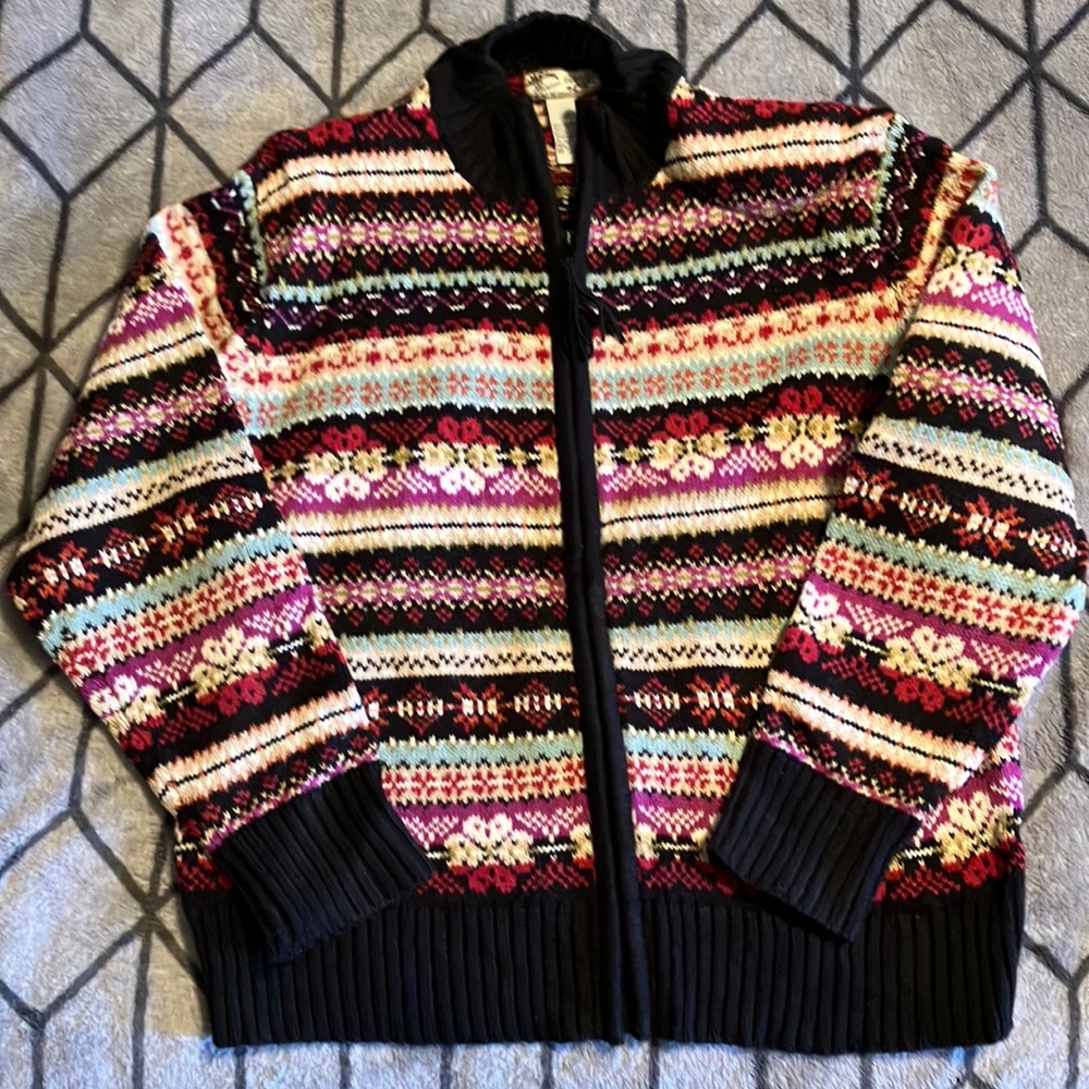 Ladies Zipper Sweater